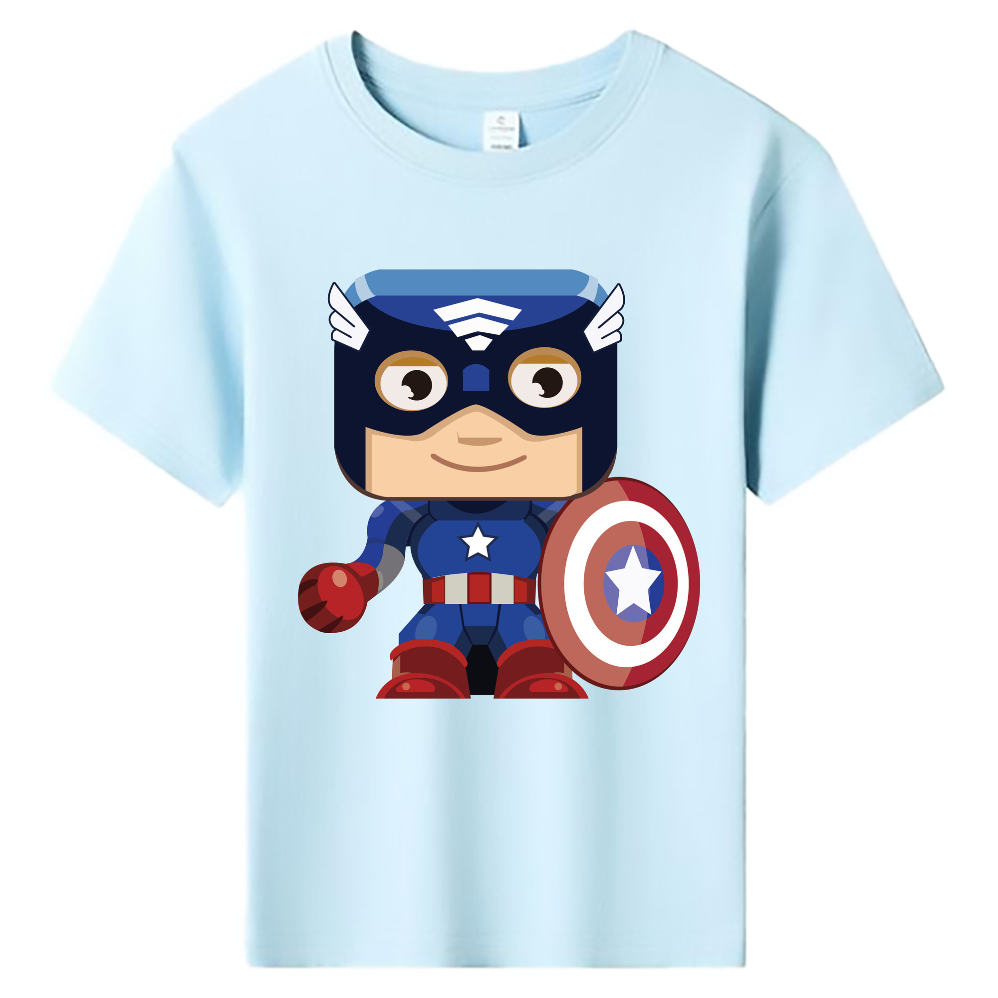 （画像用） アベンジャーズ The Avengers 綿100％キッズTシャツ（フロントプリント）